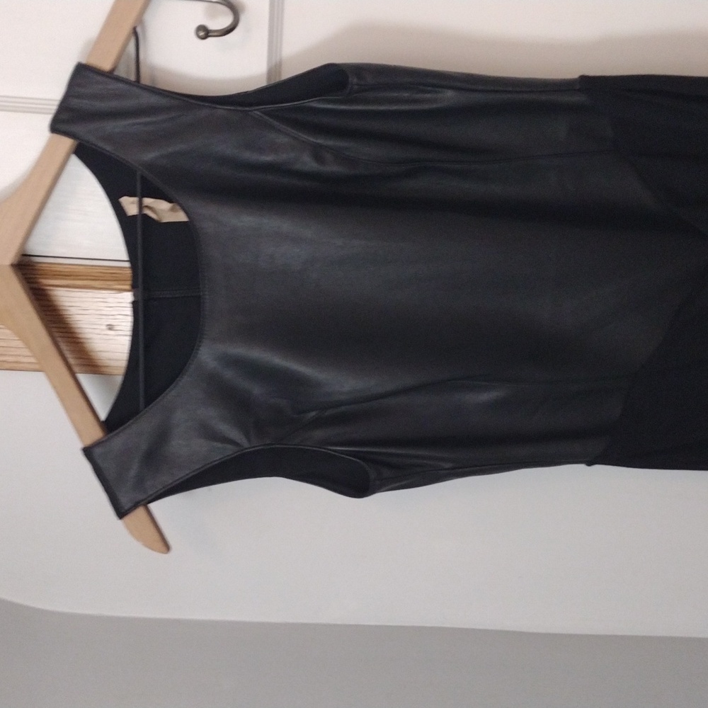 Little Black Dress Size 4 Revolve Vegan Leather Bailey 44 - Picture 6 of 15